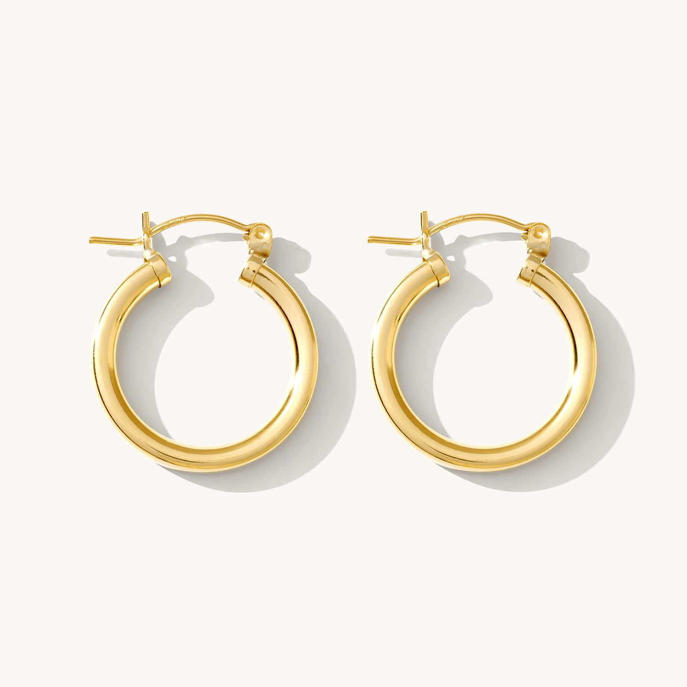 Buy Gold Small Chunky Hoop Earring Online - Accessorize India